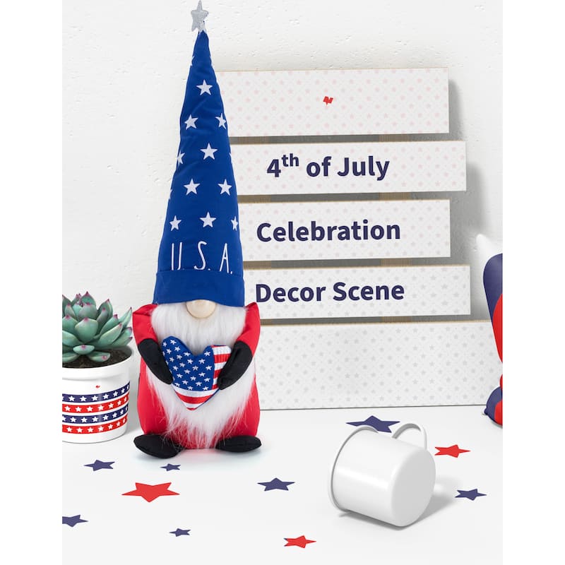 Rae Dunn Americana Gnome - U.S.A.