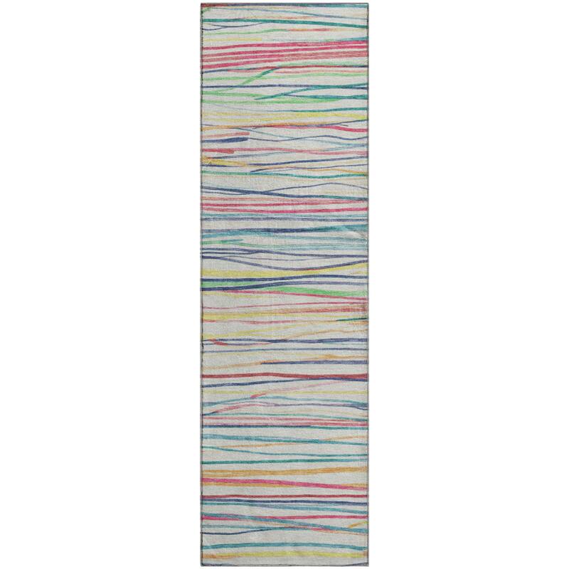 Premium Washable Super Soft Stripes Mayfield Rug