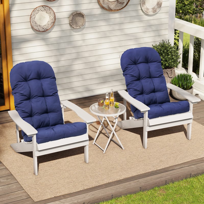 Outdoor Adirondack Chair Cushion Thickened Patio Chair Pad Lounge Rocking Chair Cushion