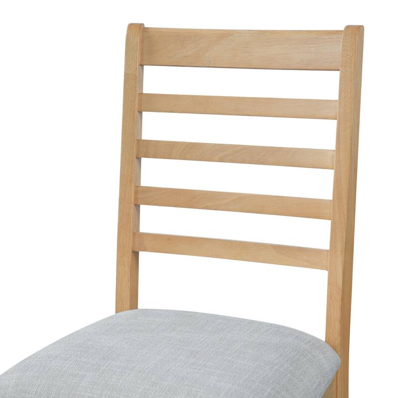 5/7-Piece Set, 60-78" Extendable Dining Table with Upholstered Chairs