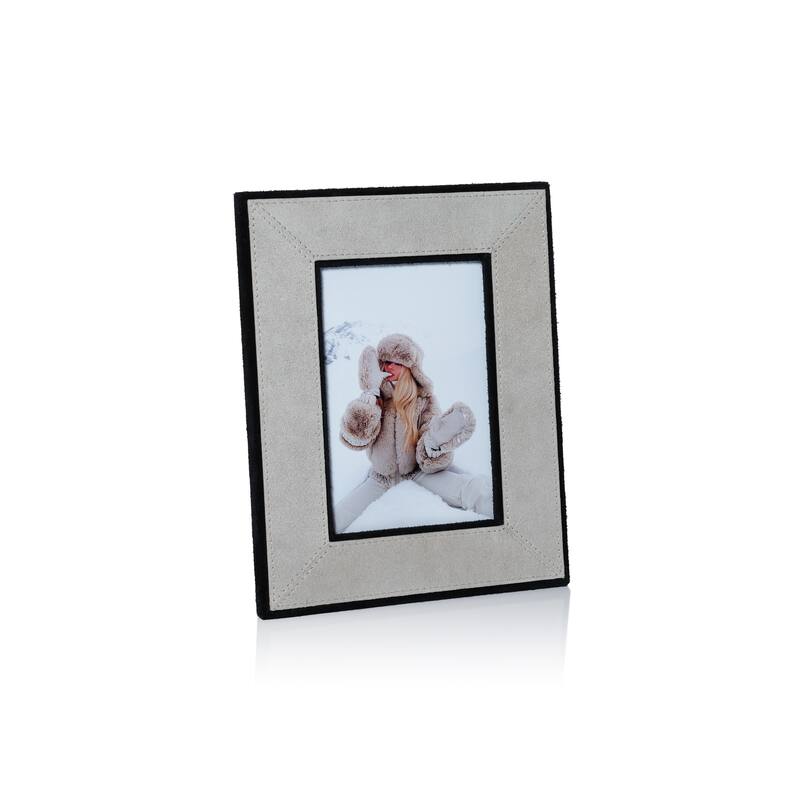 Arden Suede Leather Tabletop Photo Frame - 4" x 6"
