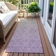 preview thumbnail 81 of 135, Machine Washable Indoor/ Outdoor Ombre Trellis Chantille Rug