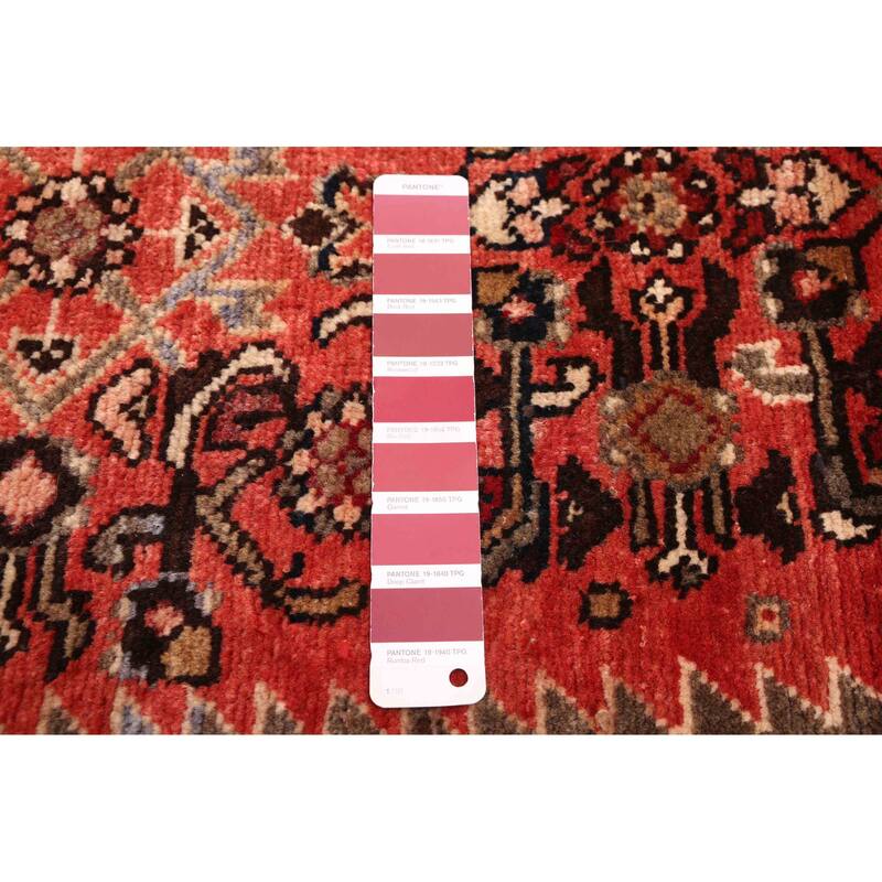 ECARPETGALLERY Hand-knotted Andelz Red Wool Rug - 4'7 x 8'4