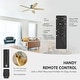 preview thumbnail 76 of 113, 5 - Blade Low Profile Flush Mount Modern Ceiling Fan with LED Light and Remote