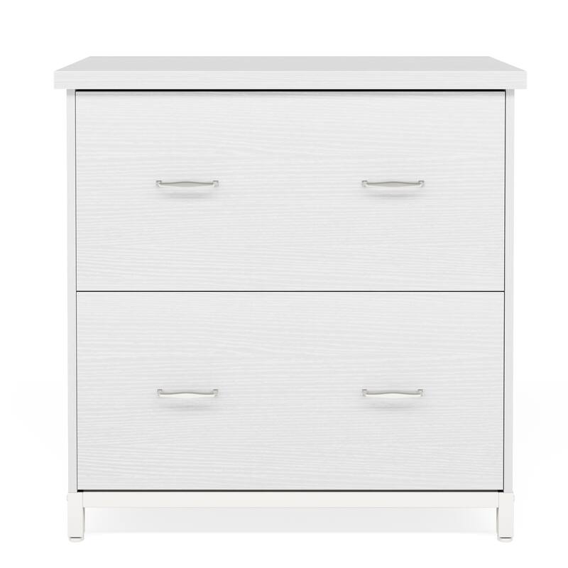 Lateral File Cabinet with 2 Drawers for Home Office, Letter Size