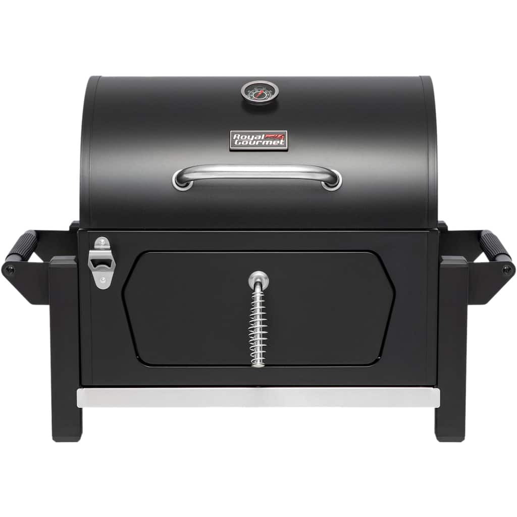 Royal Gourmet CD1519 Portable Charcoal Grill with two Side Handles, comes with a bottle opener
