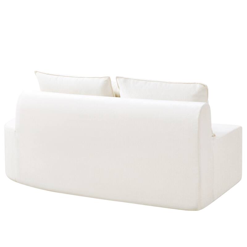 Christopher Knight Home - Curved Modular 138.6" Upholstered Sectional Sofa