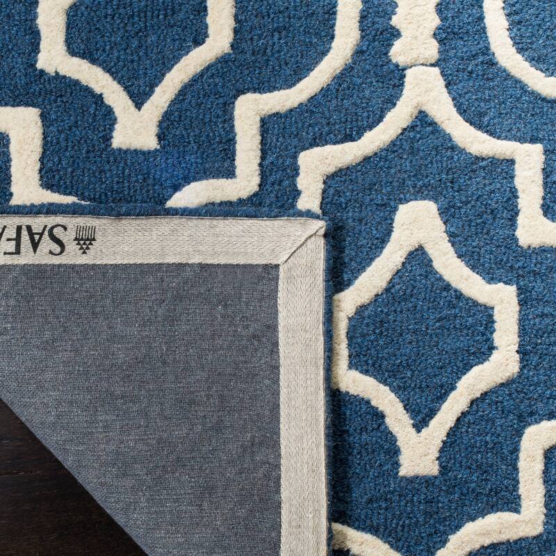 SAFAVIEH Handmade Cambridge Smaragda Modern Wool Rug