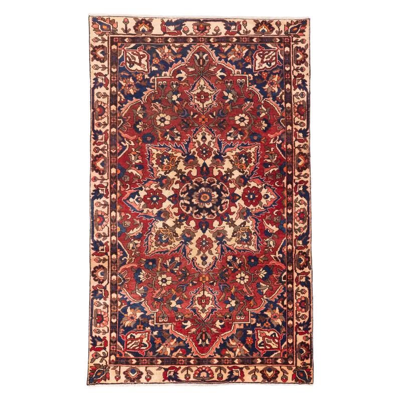 ECARPETGALLERY Hand-knotted Anadol Red Wool Rug - 5'0 x 8'2