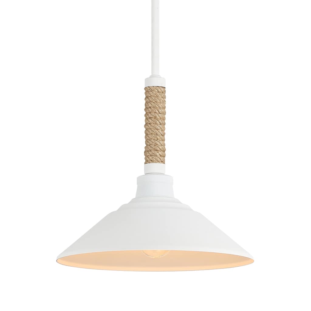 Golden Lighting Journey 1-light Pendant in Natural White - 1 Light Pendant