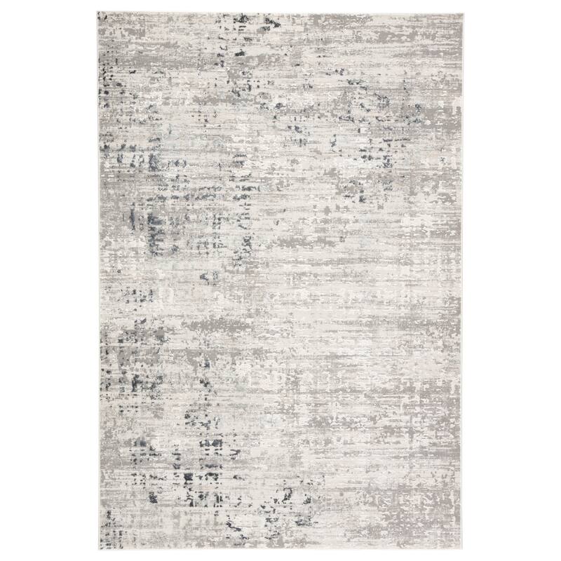 Hadden Grey Abstract Area Rug