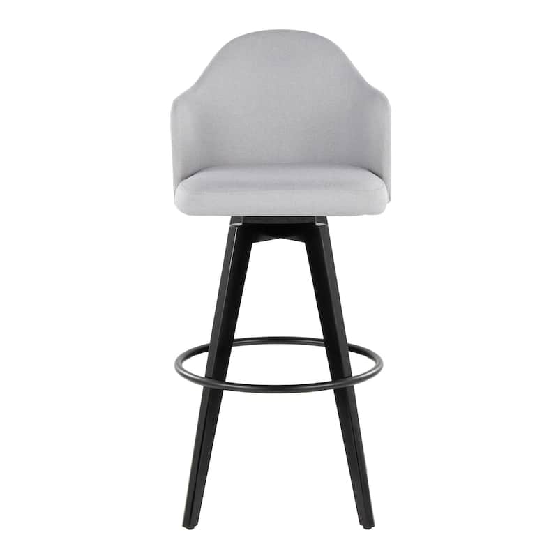 Ahoy Upholstered 30" Fixed-Height Barstool - Set of 2