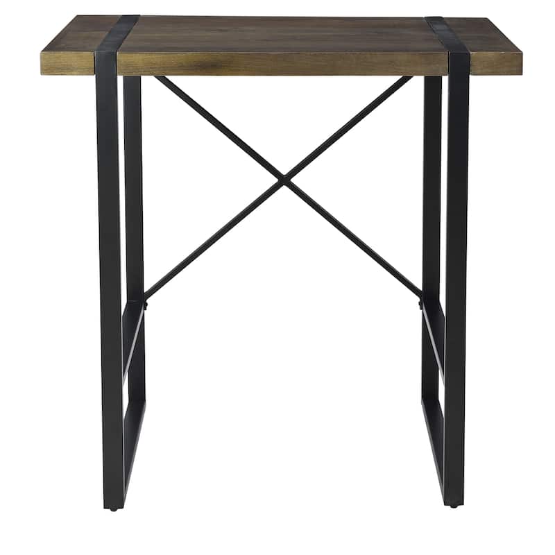 Josie 36"W Mango Wood & Metal Standing Desk