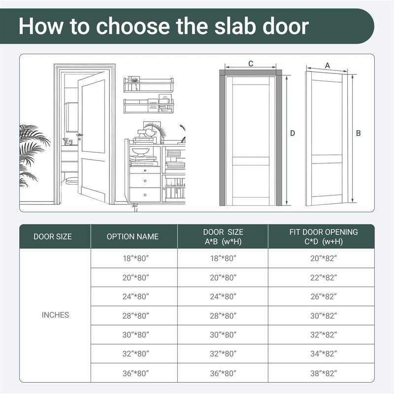 28 X 80 X 5 inch Frosted Glass Slab Door Interior Doors Solid Wood French Door