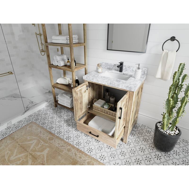 Willow Collections 30 in. W x 22 in. D Malibu Mango Single Sink Bathroom Vanity with Countertop