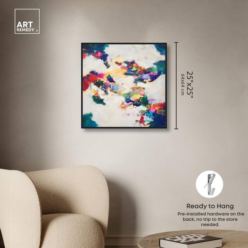 Spectrum Splash Canvas by Art Remedy