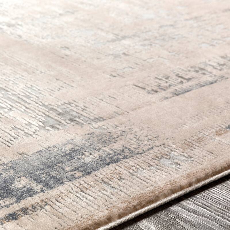 Marjan Distressed Border Area Rug - 2'7" x 7'3" Runner