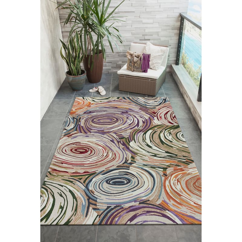 Liora Manne Capri Memphis Indoor/Outdoor Area Rug - 5' x 7'6" - Multi