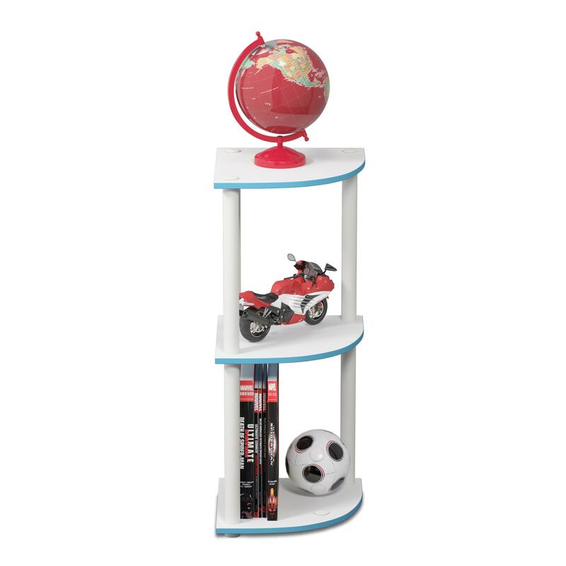 Porch & Den St. Marks 3-tier Corner Multipurpose Shelving Unit