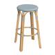 Option Baby Blue/ Natural Rattan Frame