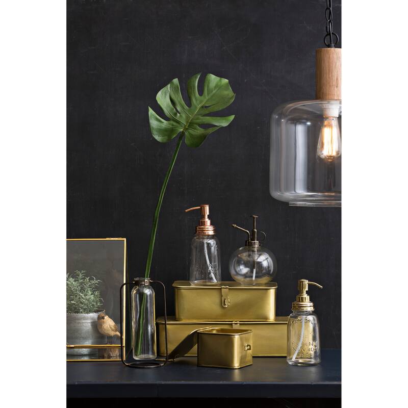 Decorative Metal Boxes with Lid, Set of 3