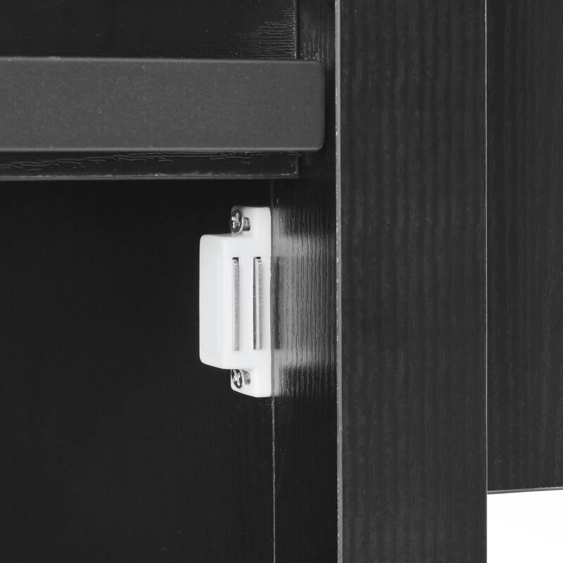 Farmhouse Kitchen Island with Storage, Rolling Kitchen Island on 5 Wheels with Spice Rack