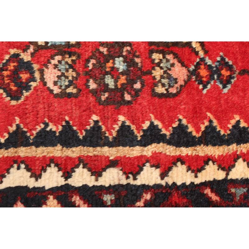 ECARPETGALLERY Hand-knotted Andelz Red Wool Rug - 2'7 x 10'10