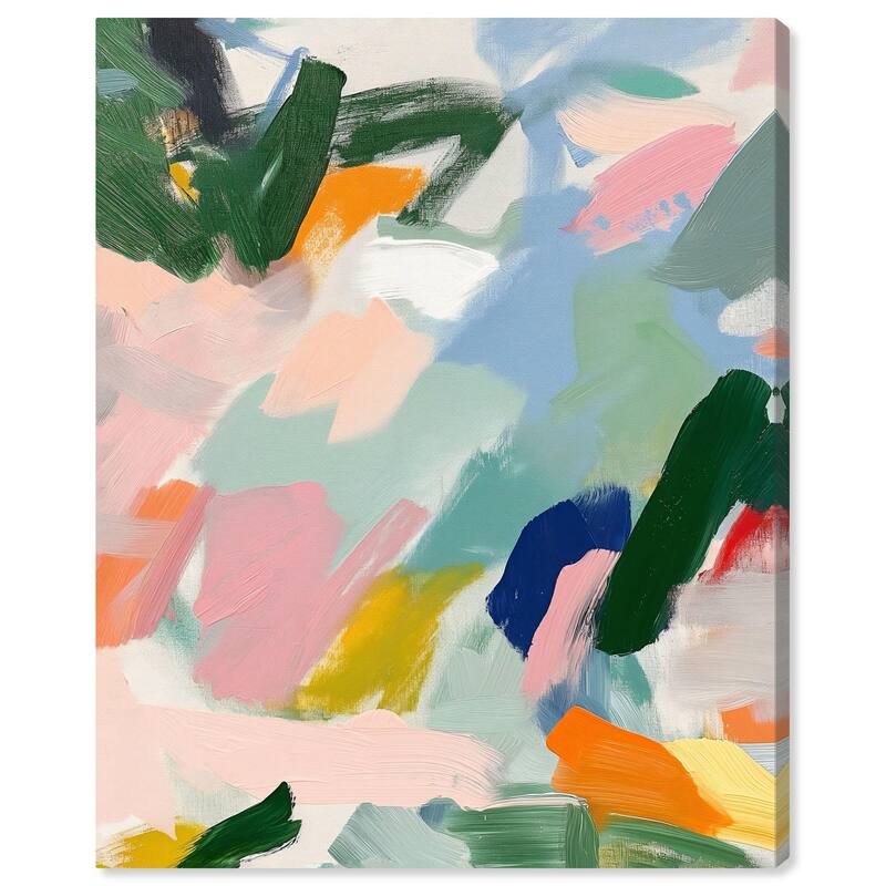 Abstract Brush Rhythm Canvas by Art Remedy, Gallery Wrapped - 30" x 36"