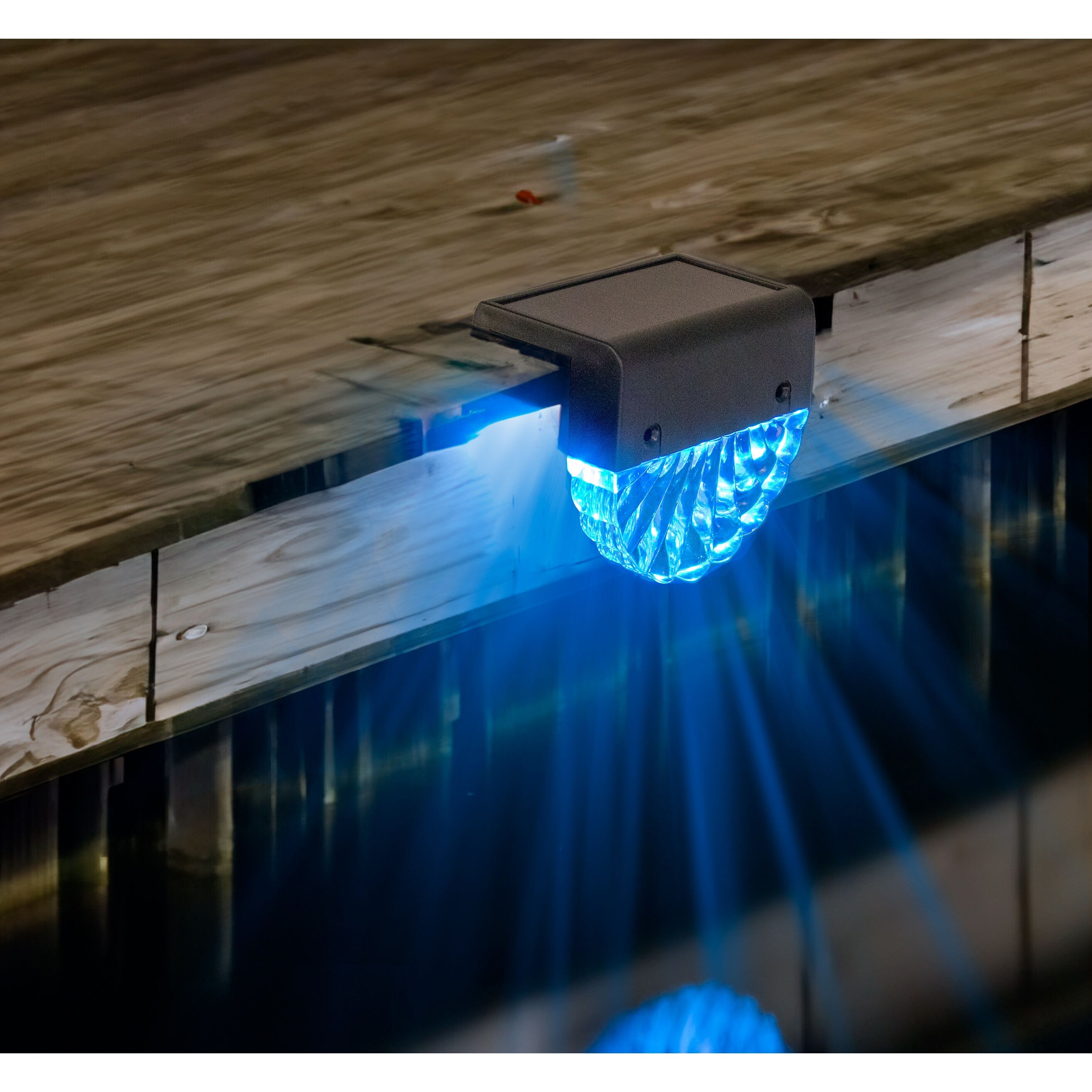 Solar Garden Deck Lights 6 Solar Powered RGB - Pool & Fence Lights