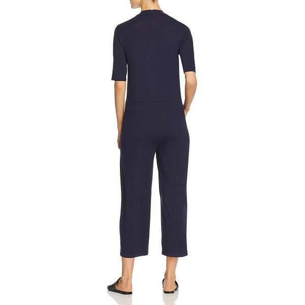 eileen fisher mock neck jumpsuit