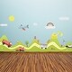 preview thumbnail 2 of 2, Walplus Happy Hills Happy Cars Wall Sticker Art Nursery Decor Decal