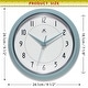 preview thumbnail 11 of 160, Round Retro Kitchen Wall Clock by Infinity Instruments