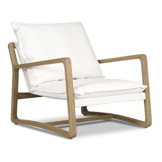 Carson Carrington  Asher Lounge Chair (Bone White/Natural)