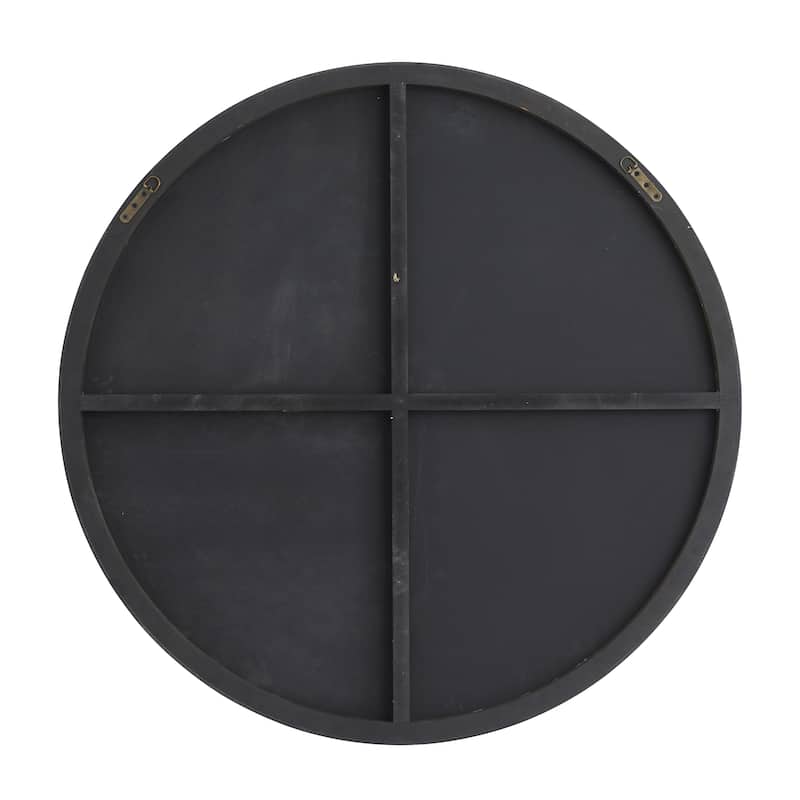 Black, White or Gold Wood Wall Mirror with Thin Frame