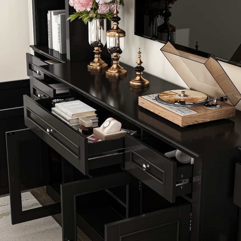 Entertainment Wall Unit /Bridge Multifunctional TV Stand Console Table
