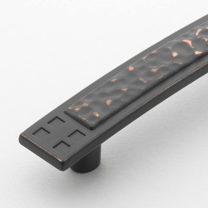 GlideRite 5 Pack 33/4 in. Center Antique Hammered Mission Style