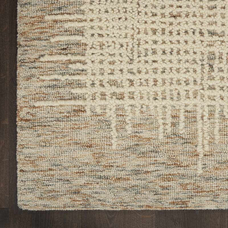 Faqu Power Loomed Abstract Modern Soft Area Rug By HomeRoots - 69' X '45' X '0.5