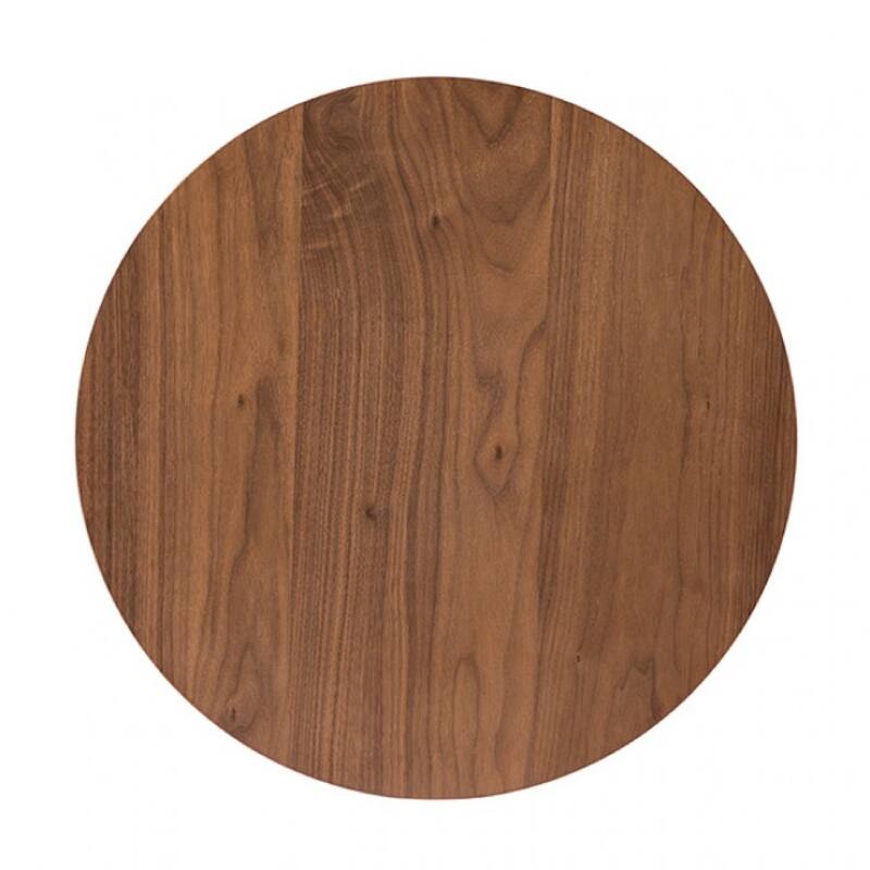 Ary 2pc Accent Table and Wingback Chair Set, Beige Boucle, Walnut Brown