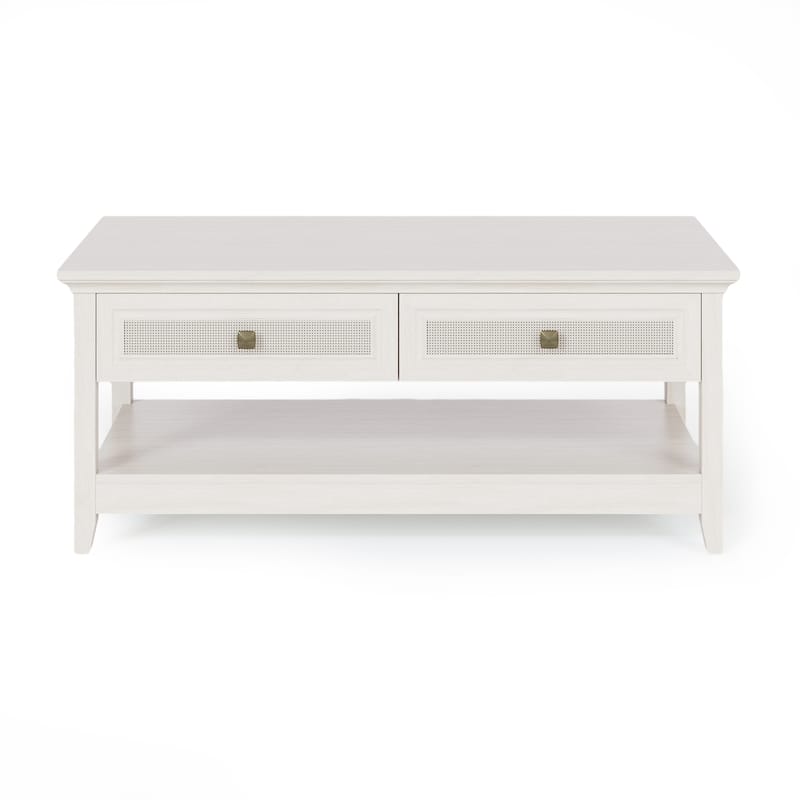 Drawer Natural Rattan Coffee Table