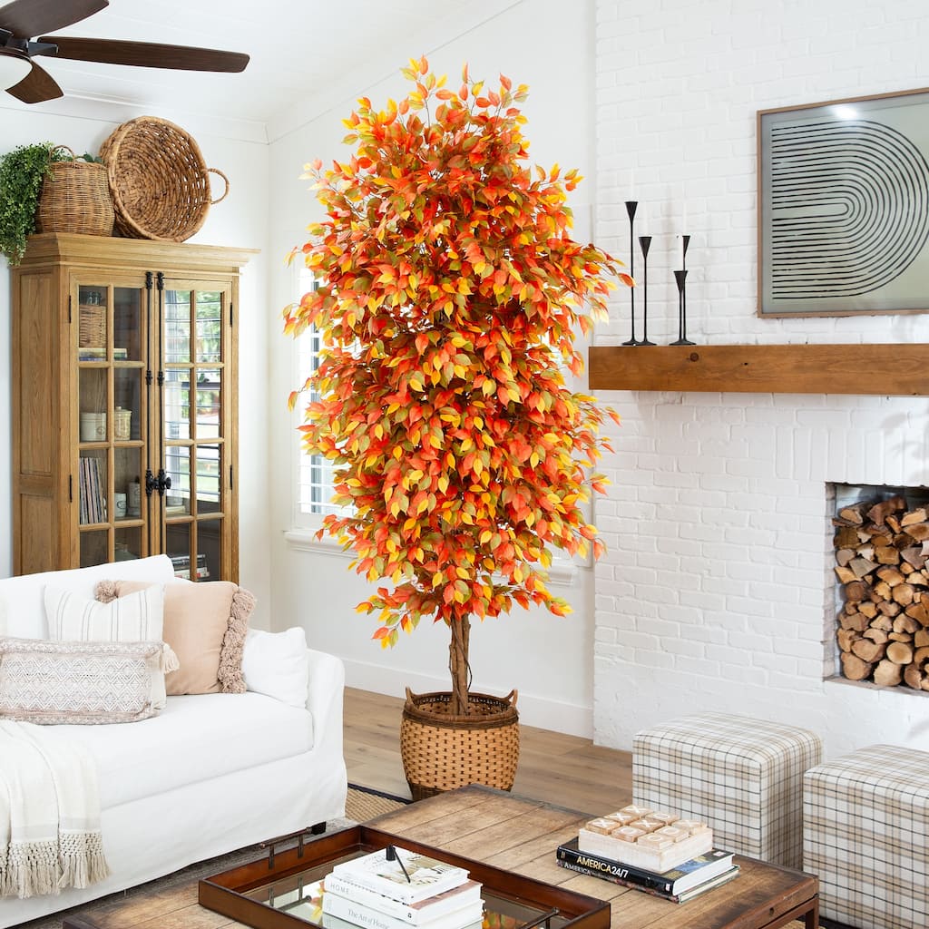 Ficus Potted Artificial Tree - 9' - Unlit