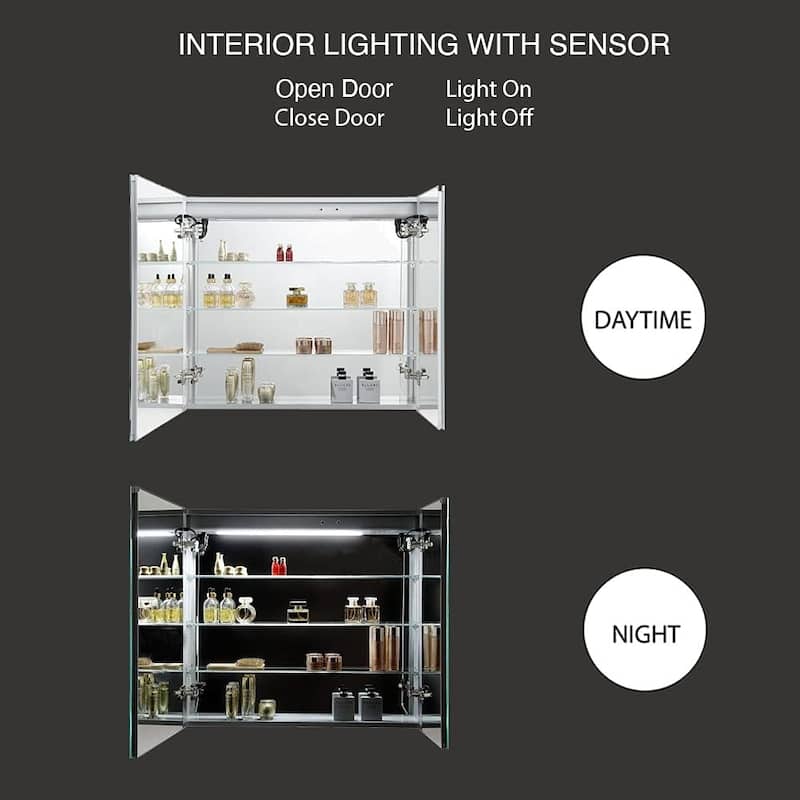 Blossom LED Mirror Medicine Cabinet with Lights