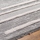 preview thumbnail 5 of 6, Livabliss Morocotton Striped & Checkered Cotton Area Rug