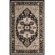preview thumbnail 16 of 40, SAFAVIEH Handmade Chelsea Katerina French Country Wool Rug 5'3" x 8'3" - Black/Natural - Rectangle