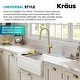 preview thumbnail 93 of 167, Kraus Oletto 2-Function 1-Handle 1-Hole Pulldown Kitchen Faucet