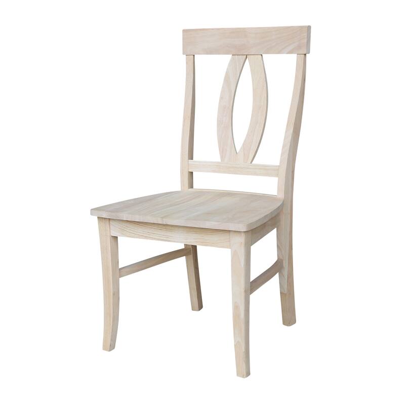 International Concepts Solid Wood Verona Dining Chairs, Set of 2