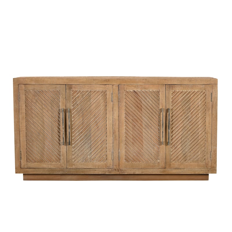 Sydney 4-door Carved Solid Wood Sideboard