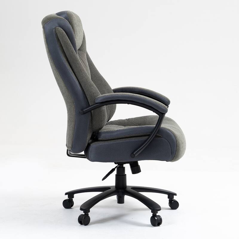 Modern High-Back Office Chair with Adjustable Height, Skin-Friendly Cotton Fabric Material, for Home Offices