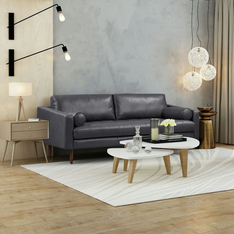 Poly & Bark Napa 88.5" Sofa - Genuine Italian Leather