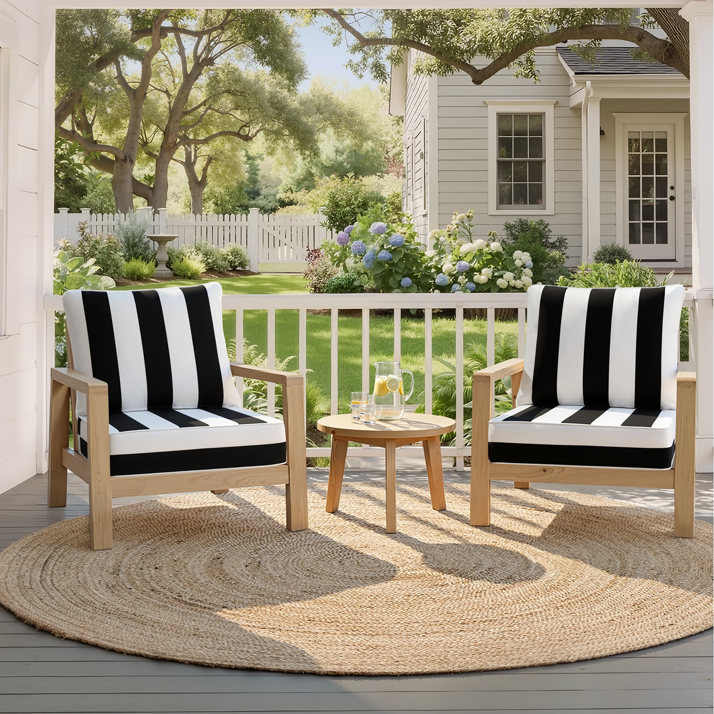 Crestlive Products Outdoor Premium Deep Seat Cushion Set