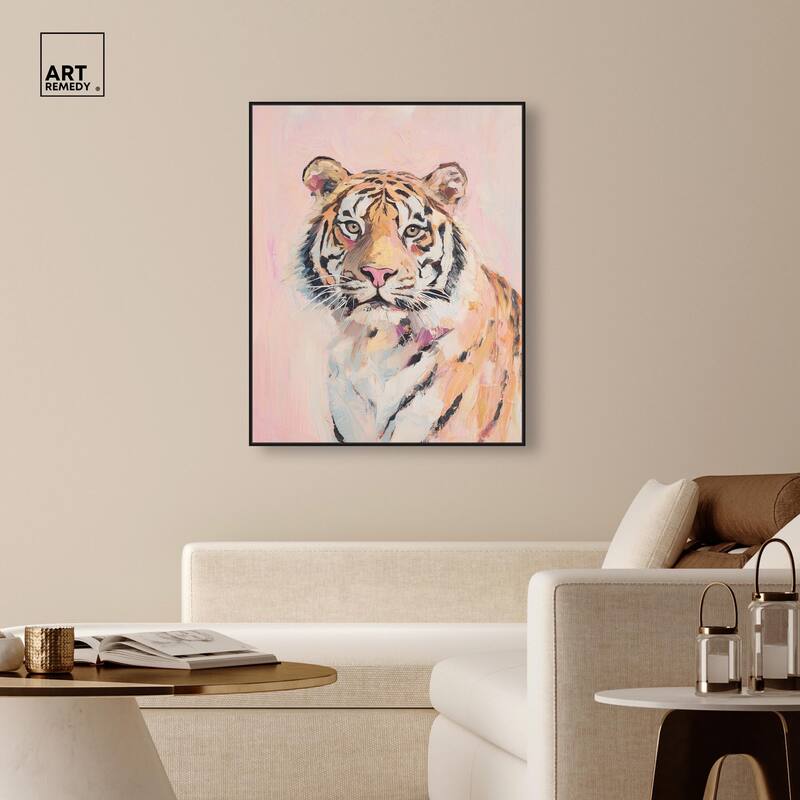 Quiet Tiger Canvas by Art Remedy